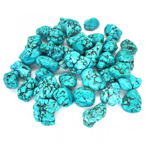 Βότσαλο Χαουλίτης Τυρκουάζ – Turquoise Howlite  2-3cm
