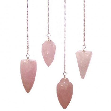 Μαγικό Εκκρεμές από Ροζ Χαλαζία – Rose Quartz