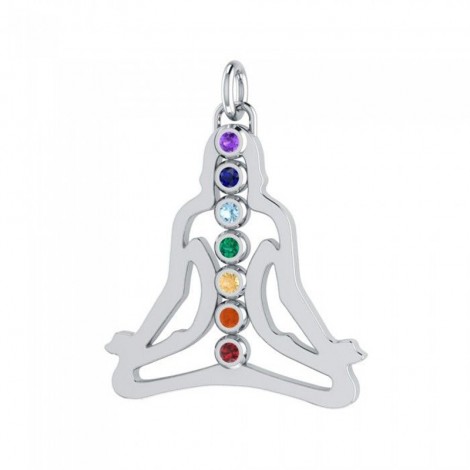 Φυλαχτό Chakra για Ψυχική Ισορροπία και Αρμονία - Ασήμι 925°