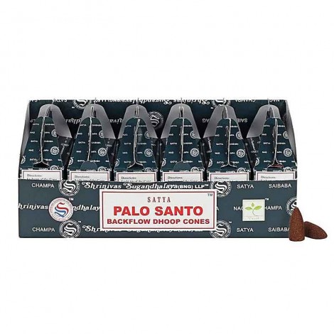 Αρωματικοί Κώνοι Ανάστροφης Ροής Palo Santo Satya