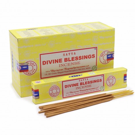 Αρωματικά Στικ Satya Divine Blessing - Θεϊκή Ευλογία 15γρ