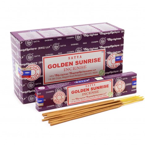 Αρωματικά Στικ Satya Golden Sunrise 15gr