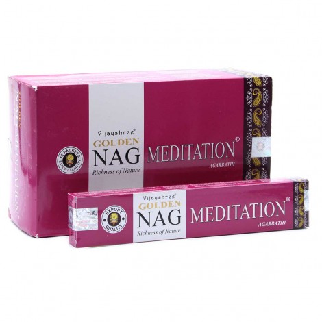Αρωματικά Στικ Golden Nag Meditation 15γρ
