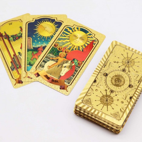 Χρυσές Κάρτες Ταρώ – Golden Tarot Card Set
