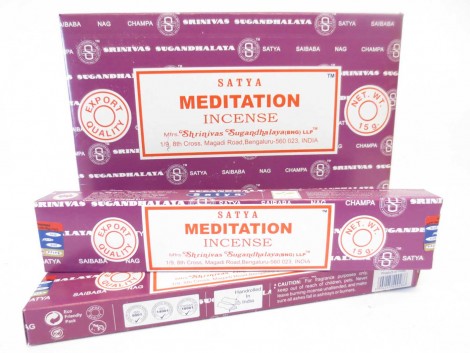 Αρωματικά Στικ Satya Earth Meditation 15g