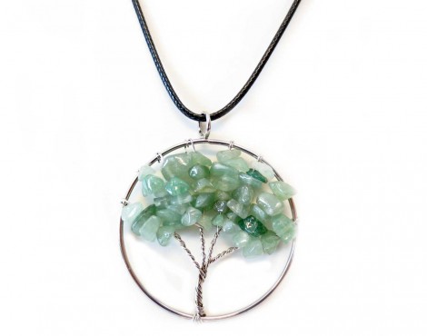 Κολιέ Δέντρο της Ζωής με Αβεντουρίνη – Tree of Life Aventurine