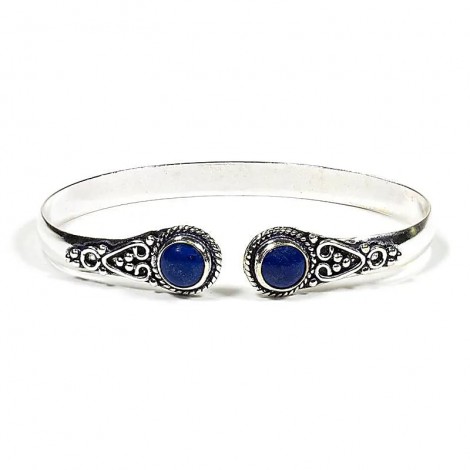 Βραχιόλι Ορείχαλκος με Λάπις Λάζουλι – Lapis Lazuli