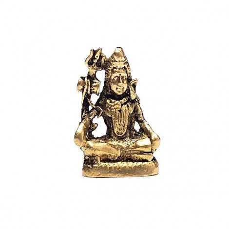 Μίνι Αγαλματίδιο Shiva – Brass 2x1cm
