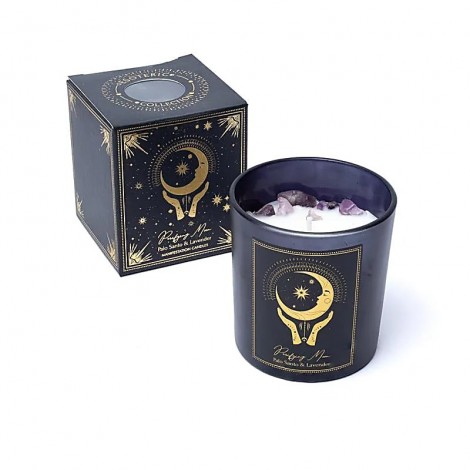 Κερί Επιθυμίας Purifying Moon – Palo Santo & Λεβάντα