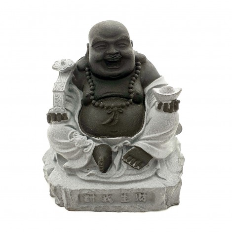 Καθιστός Χαρούμενος Βούδας Feng Shui 6x6.5cm