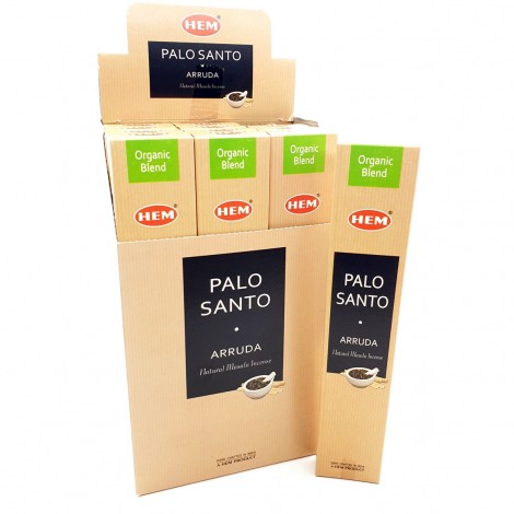HEM Palo Santo & Arruda - Βιολογικά Στικς για Καθαρισμό & Εξαγνισμό
