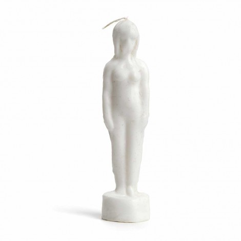 Γυναικείο Κέρινο Ομοίωμα Λευκό – Θεραπεία & Πνευματική Προστασία