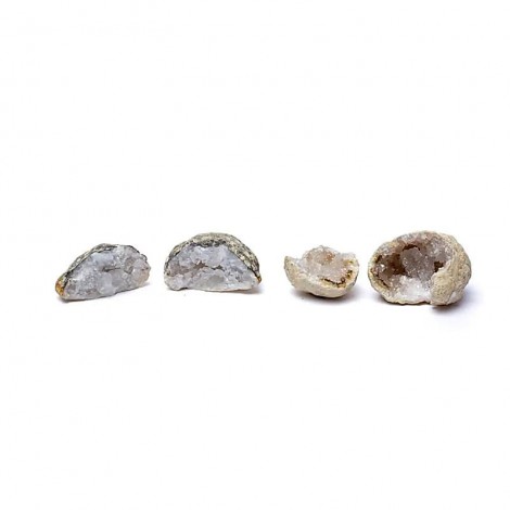 Φυσικό Πέτρωμα Calcite Geodes - Γεώδες από Ασβεστίτη 90g