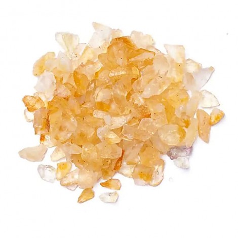 Ακατέργαστος Κιτρίνης σε Chips – Citrine Rough Chips Λίθος Πλούτου 100gr