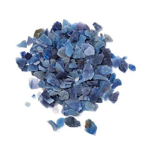 Ακατέργαστος Μπλε Χαλαζίας - Blue Quartz σε Chips 100gr