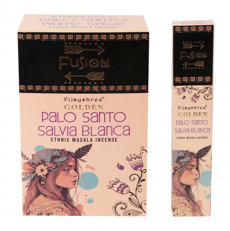 Golden Palo Santo & White Sage – Αρωματικά Sticks 15gr