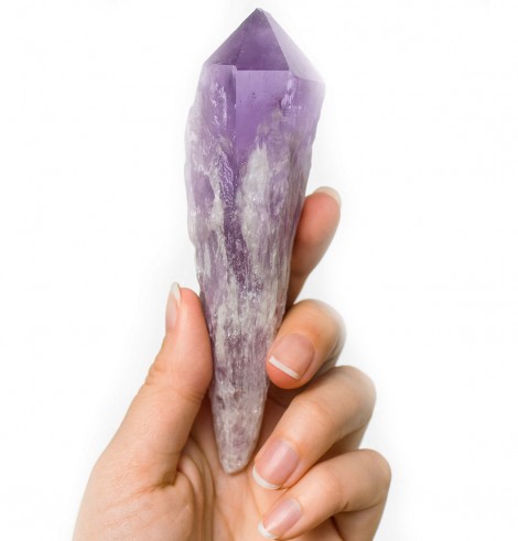 Φυσική Μεγάλη Αιχμή Αμέθυστου (Amethyst Crystal Point)