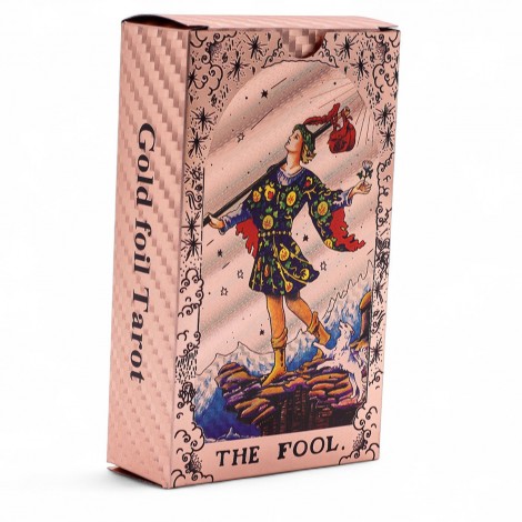 Κάρτες Ταρώ Rose Gold Foil – Moon Phase