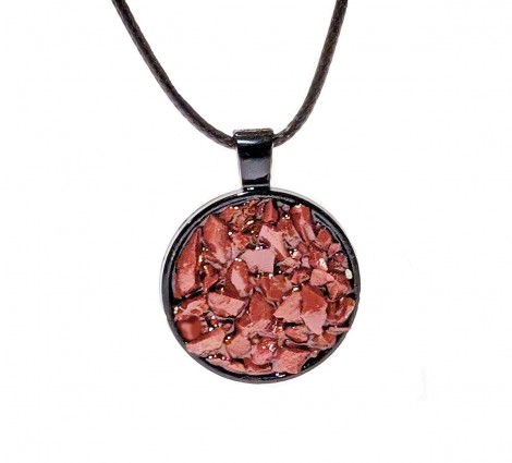 Μενταγιόν Κόκκινος Ίασπις – Δύναμη & Ερωτική Ενέργεια 3,5cm