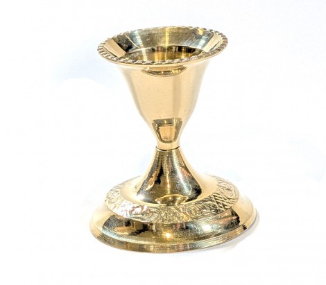 Μπρούτζινο Κηροπήγιο για Σπαρματσέτα & Κεριά Κηροπηγίου 6cm