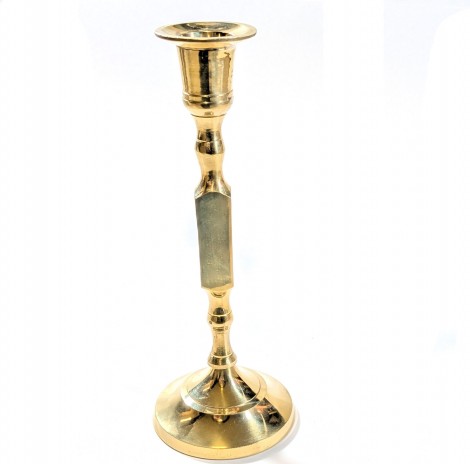 Μασίφ Μπρούτζινο Κηροπήγιο για Κεριά & Σπαρματσέτα 20cm