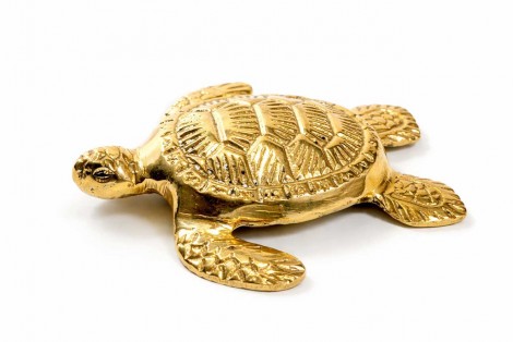 Μπρούτζινη Χελώνα Feng Shui – Σταθερότητα & Προστασία 7cm