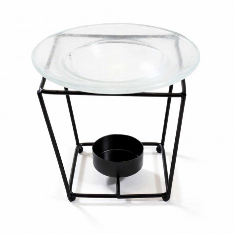 Τετράγωνος Μεταλλικός Καυστήρας Αιθέριων Ελαίων 12cm