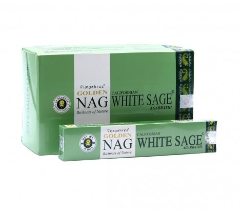 Αρωματικά Στικ Golden Nag White Sage – Λευκό Φασκόμηλο 15g