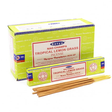 Αρωματικά Στικ Satya Tropical Lemongrass 15g