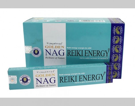Αρωματικά Στικ Golden Nag Reiki Energy 15g – Θετική Ενέργεια & Ισορροπία
