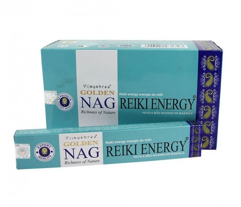 Αρωματικά Στικ Golden Nag Reiki Energy 15g – Θετική Ενέργεια & Ισορροπία