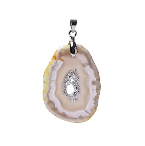 Μενταγιόν Φέτα Αχάτης – Ηρεμία & Προστασία από Στρες