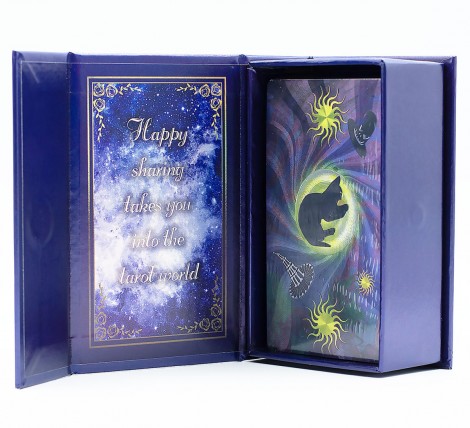 Witch Tarot Κάρτες Ταρώ με Μωβ Foil και Βιβλιαράκι Οδηγιών