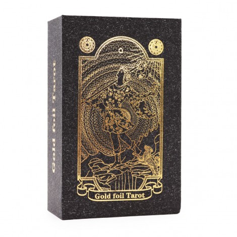 Κάρτες Ταρώ με Βιβλίο Οδηγιών - Gold Foil Tarot σε Κουτί Δώρου