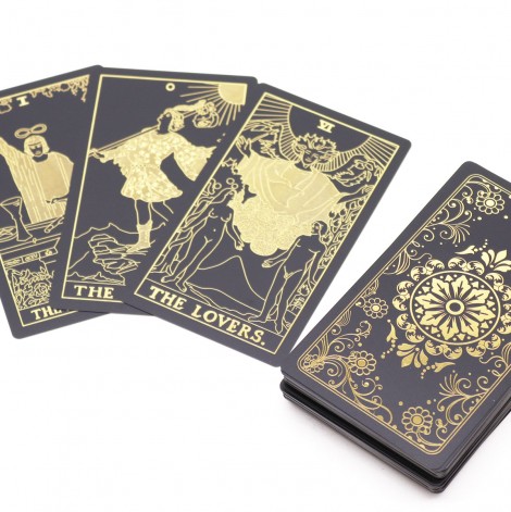 Κάρτες Ταρώ με Βιβλίο Οδηγιών - Gold Foil Tarot σε Κουτί Δώρου