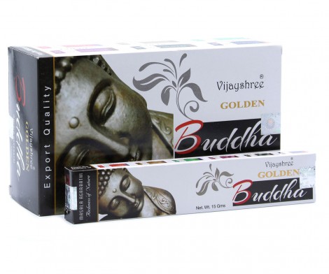Αρωματικά Στικ Golden Nag Buddha – Γαλήνη, Διαλογισμός & Αρμονία 15g