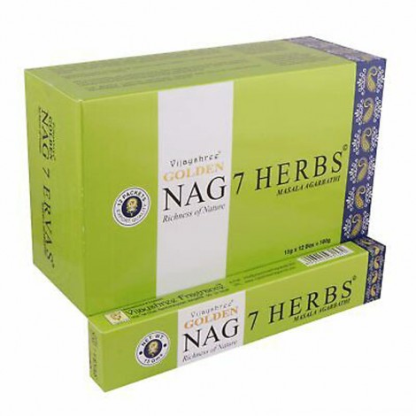 Αρωματικά Στικ Golden Nag Seven Herbs – 7 Βότανα 15g