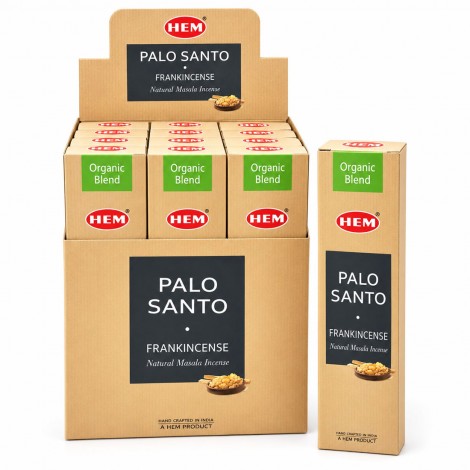 Αρωματικά Στικ HEM Organic Palo Santo & Frankincense 15g