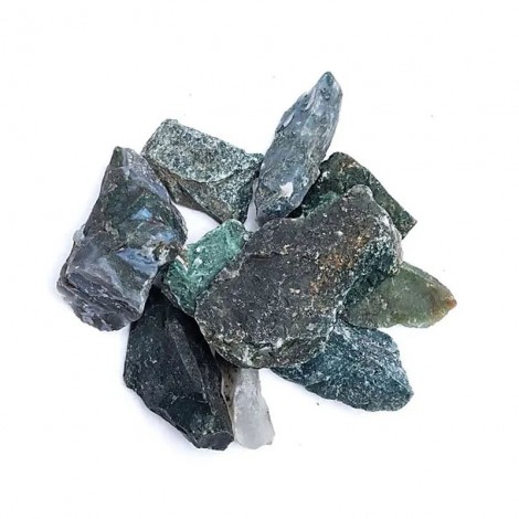 Βρυώδης Αχάτης (Moss Agate) Ακατέργαστος 4-7 εκ.