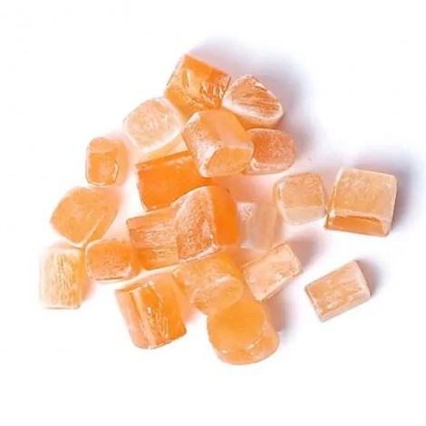 Πορτοκαλί Σεληνίτης (Orange Selenite) Λειασμένος 2-4cm