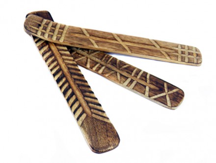 Ξύλινη Βάση για Sticks με Ανάγλυφα Σχέδια 
