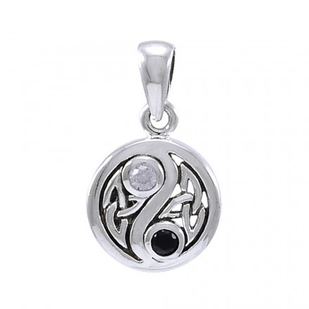 Κέλτικο Yin Yang για Αγάπη και Αρμονία - Ασήμι 925°