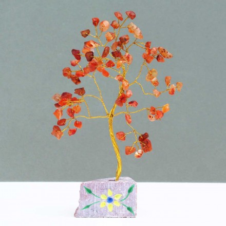 Δένδρο Ζωής από Καρνεόλιο (Carnelian stone) 80 λίθων