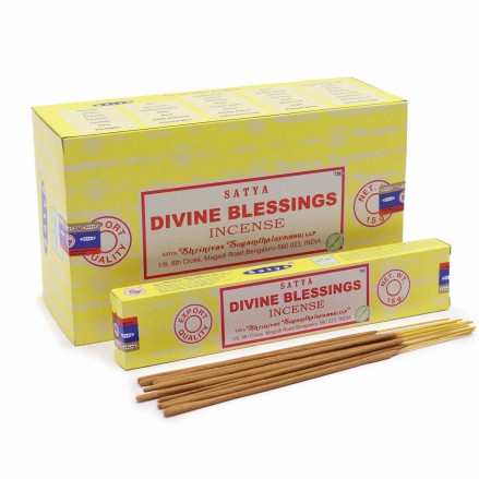 Αρωματικά Στικ Satya Divine Blessing - Θεϊκή Ευλογία 15γρ