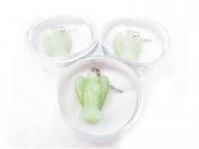 Κολιέ Αγγελικό από Νεφρίτη – Jade 2,5cm