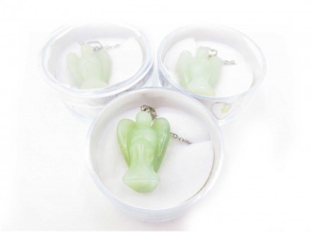 Κολιέ Αγγελικό από Νεφρίτη – Jade 2,5cm