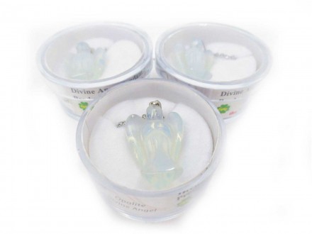 Κολιέ Αγγελικό από Οπάλιο – Opal 2,5cm