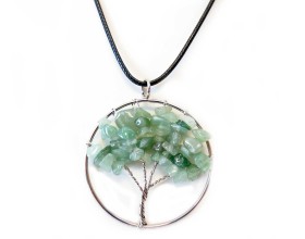 Κολιέ Δέντρο της Ζωής με Αβεντουρίνη – Tree of Life Aventurine