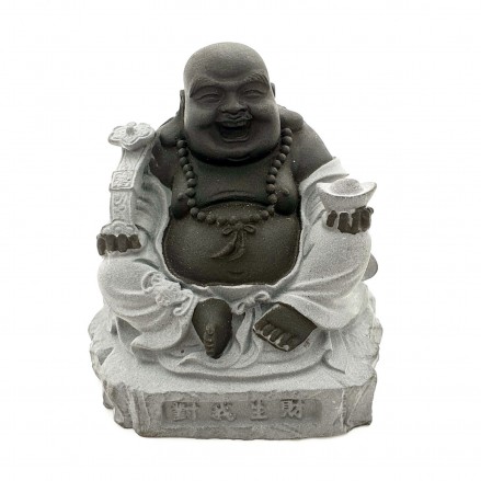 Καθιστός Χαρούμενος Βούδας Feng Shui 6x6.5cm