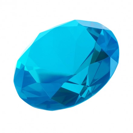 Γαλάζιο Διαμάντι Ηρεμίας, Εμπιστοσύνης & Διαύγειας 6cm